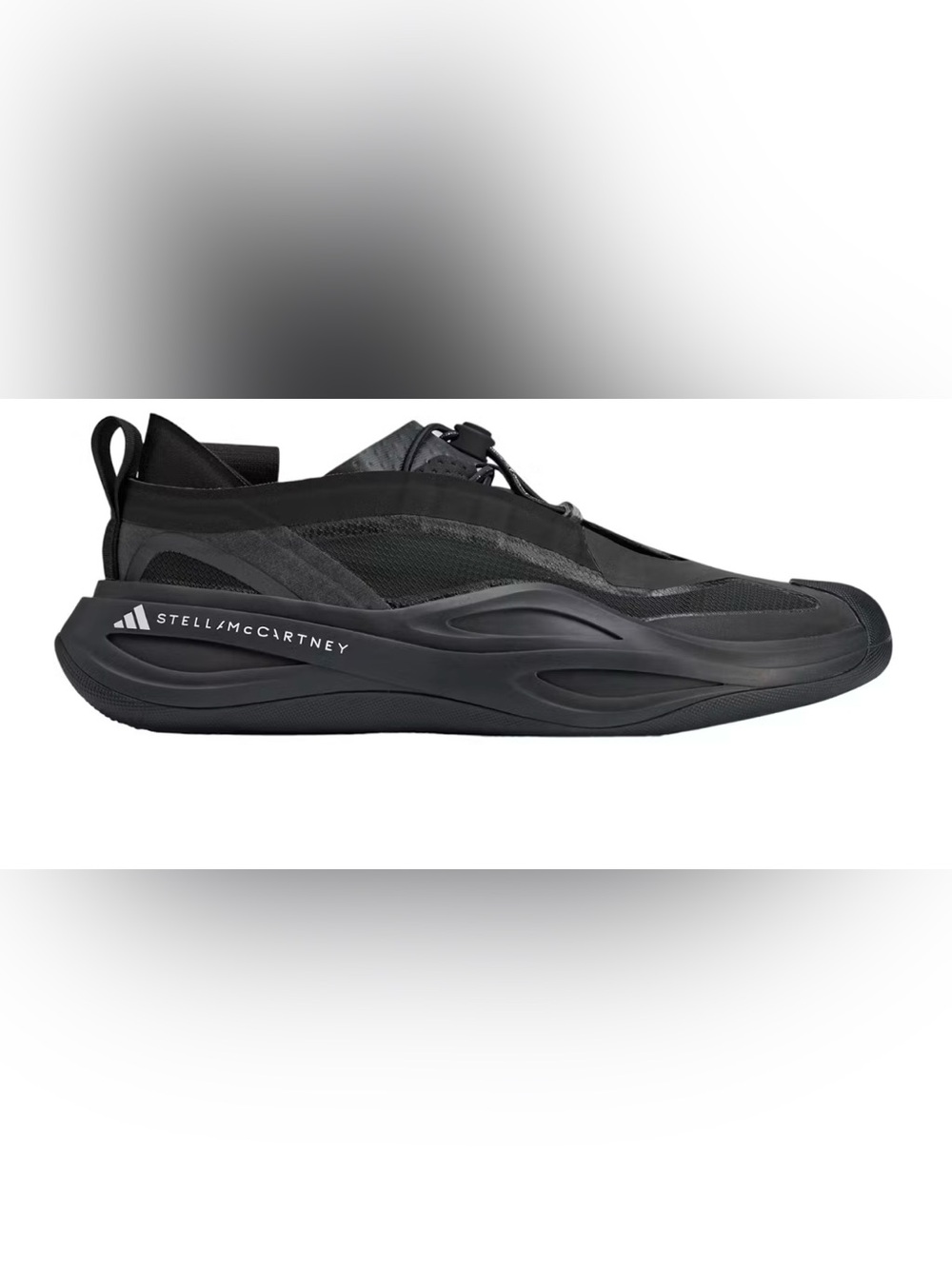Stella McCartney for Adidas Women's Black Athletic Slip-On Sneakers